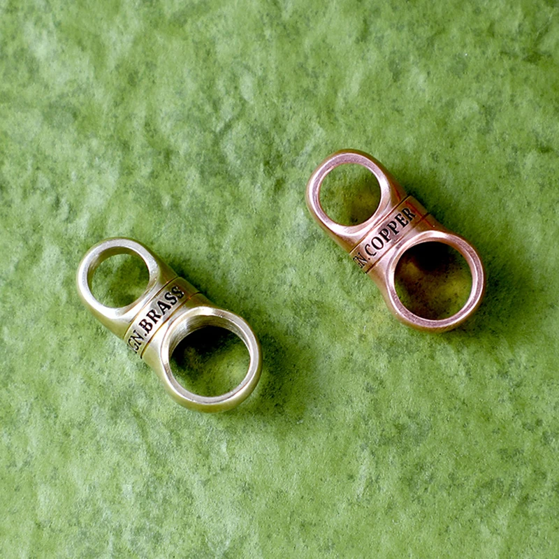 Brass Keyring Spin Rotatable for Car Key Chain Ring Holder Stainless Steel Copper EDC Tool Keychain Accessories Conn
