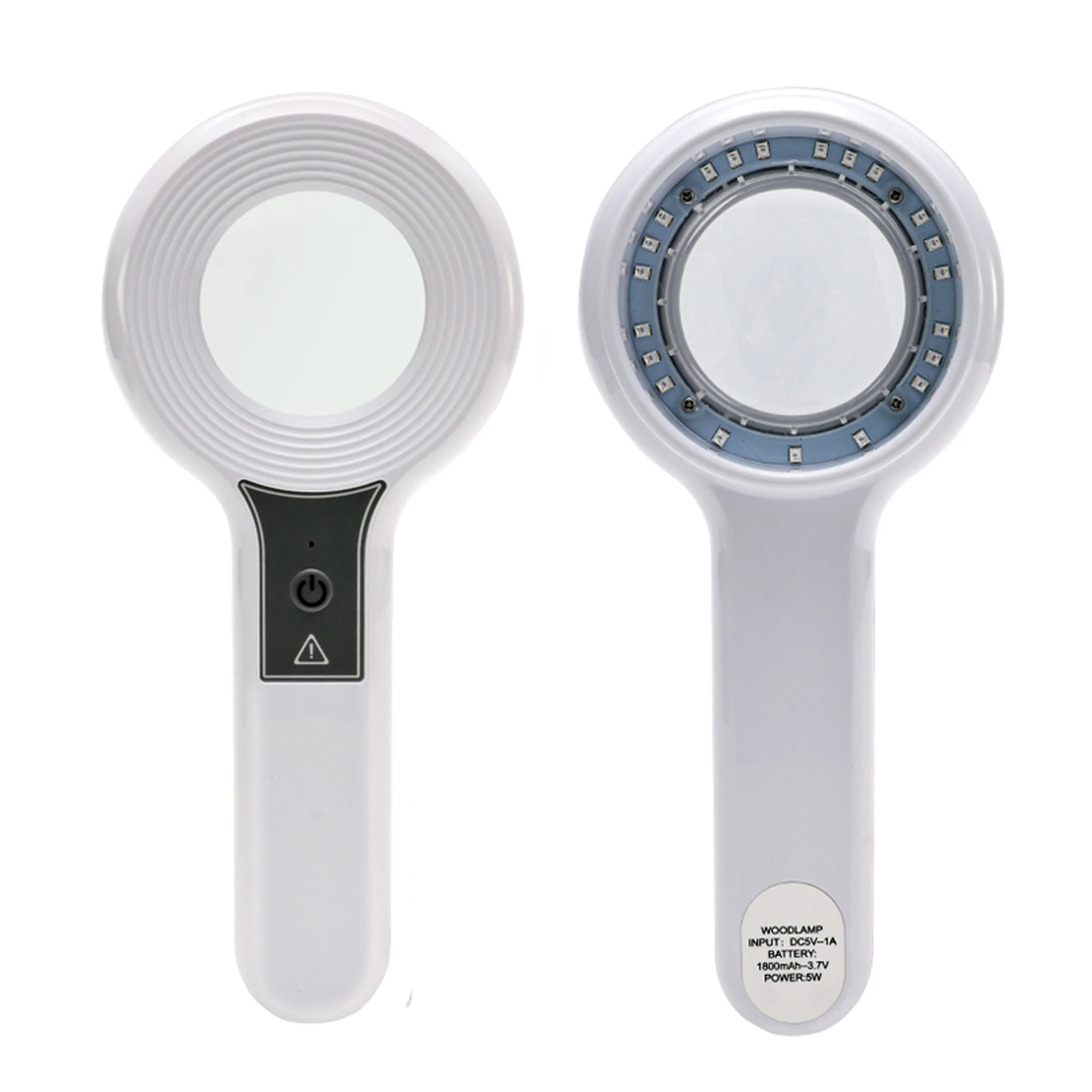 Woods Lamp Skin Analyzer Portable Facial Salon Beauty Analyzer UV Lamp Wood Dermatology for Analyzing Testing Examination