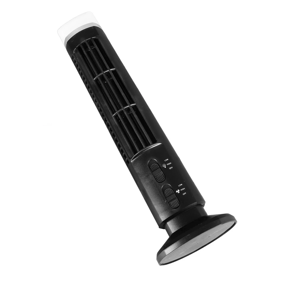 Quiet Bladeless Cooling Tower Fan with Light