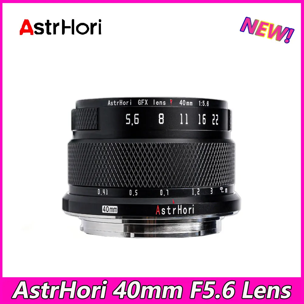 Obiettivo Astrhori 40Mm F5.6 Obiettivo Con Messa A Fuoco Fissa A Telaio Medio Per Gfx50Sii/Gfx10/Gfx50Sii/Gfx100/Gfx 100 Irver/Gfx 50S/Gfx 50R/Gfx 100