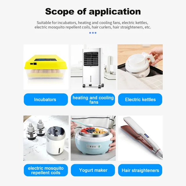 Fully Automatic Heated Incubator PTC Heater DIY Egg Incubator Accessories Heating Element System for Egg Incubator Accessories 6