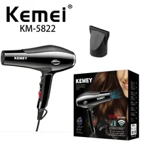KEMEI KM-5822 High Quality 3500W High Power Two Speed Three Temperature Adjustment Professional Hair Dryer 1