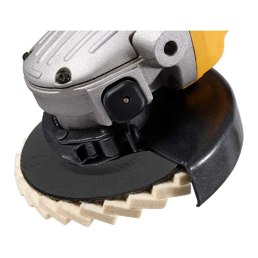 2Pcs 5inch 125mm Wolle Polieren Rad Flache Klappe Disc Polieren Pads 22 Hore Dremel Für Winkel Grinder metall Schleifen Rotation Werkzeug – Detail 12