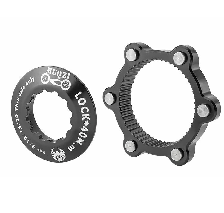 Description Picture 2 of itemMUQZI Centre Lock to 6-Bolt Disc Brake Rotor Adapter Bike Centerlock Rotor Lockring