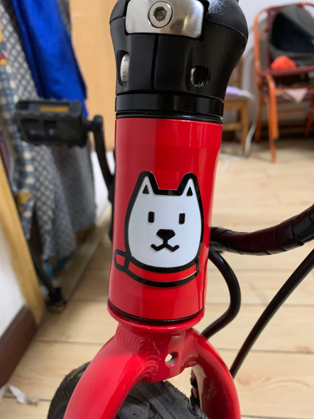 バイクヘッドバッジアルミデカールステッカートレック MTB BMX