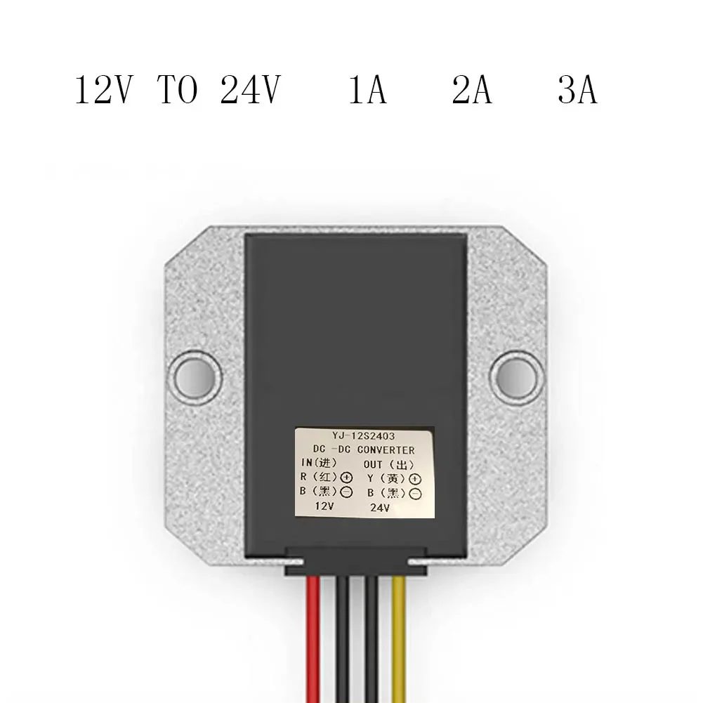 

12v to 24v dc 24W 48W 72W 1A 2A 3A step-up boost dc dc converter voltage regulator 12 Volt to 24 Volt Boost Voltage transformer