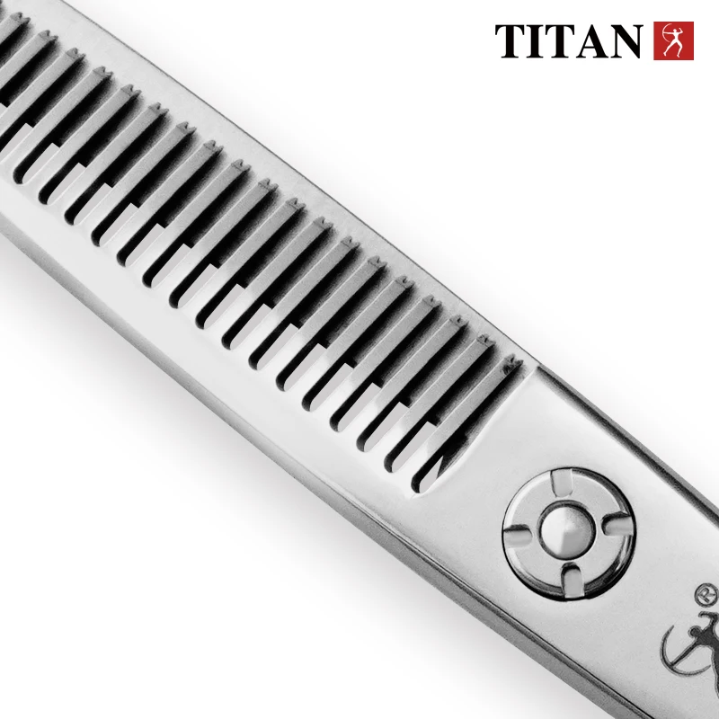 TITAN 미용사 가위 이발사 도구 머리카락 가늘어지는 수염 가위