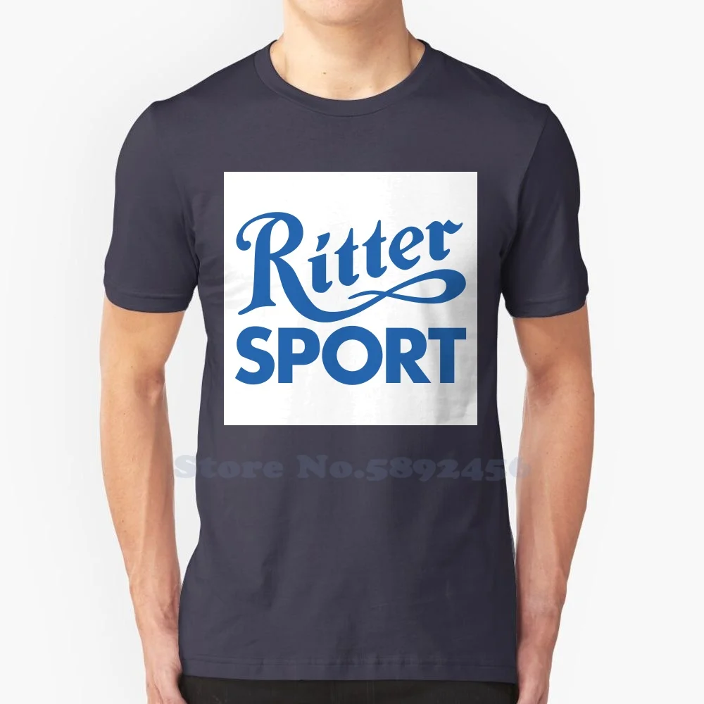 Ritter Sport Logo Magliette Di Alta Qualità T-Shirt Moda Nuova Maglietta 100% Cotone