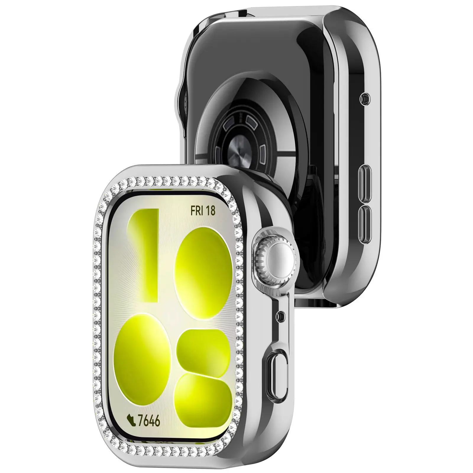 Diamond Cover Case - Premium Screen Protector with Hollow PC Bumper Frame