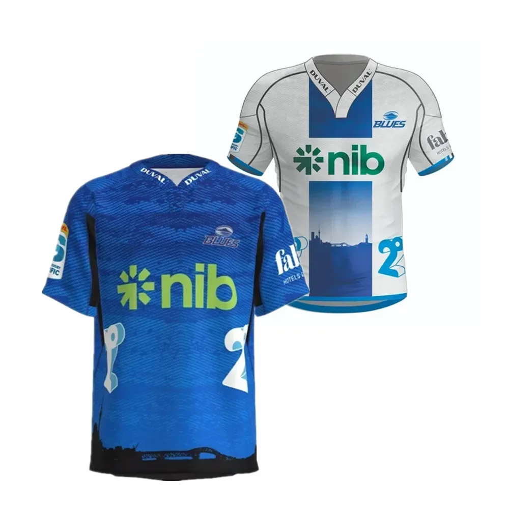 Blues Home / Away Super Rugby Jersey Shorts-Mens Size:S-5XL（Print Name Number）Top Quality