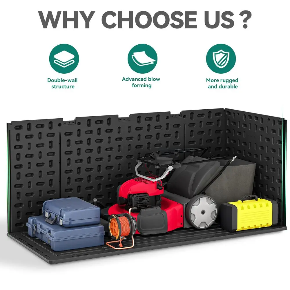 260 Gallon Deck Storage Box with Lockable Lid 2