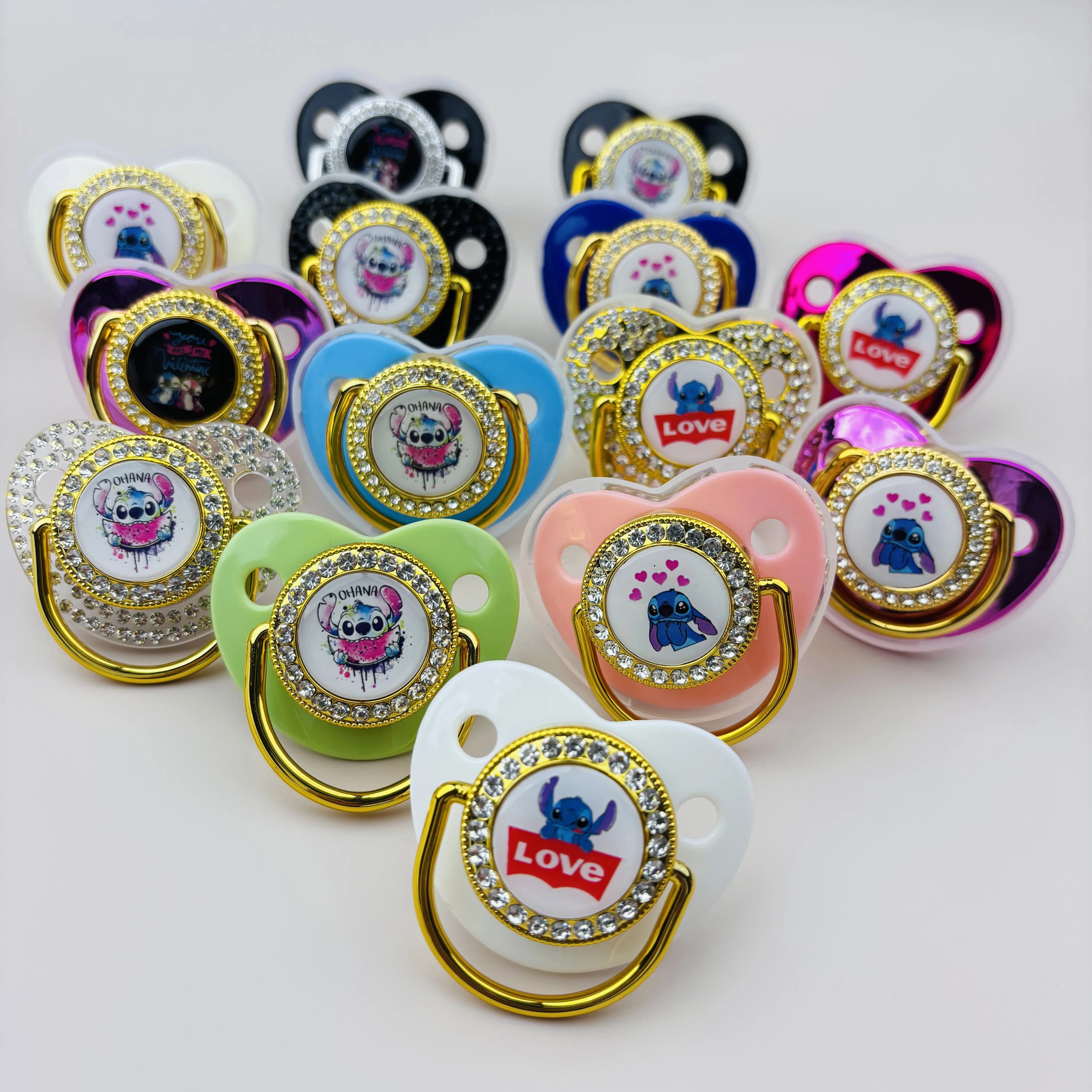 Baby Pacifier Bpa-free Newborn Teething Gel Soothing Mood Silicone Nipple