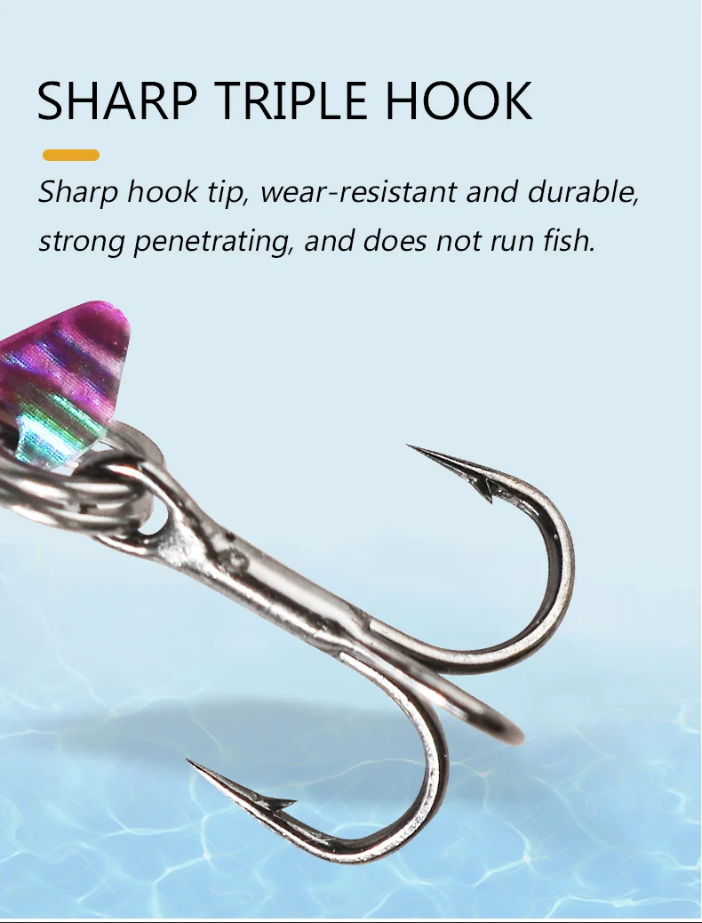 Vib Angel köder 3,5g 5g künstliche Klinge Metall sinkende Vibration Köder Swimbait Spinner Pesca für Bass Pike Barsch Forelle – Detail 6