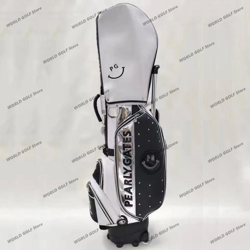 GOLF CLUBS BAG 2021 PEARLY GATES GOLF STANDARD BAG SILVER PEARLY GATES