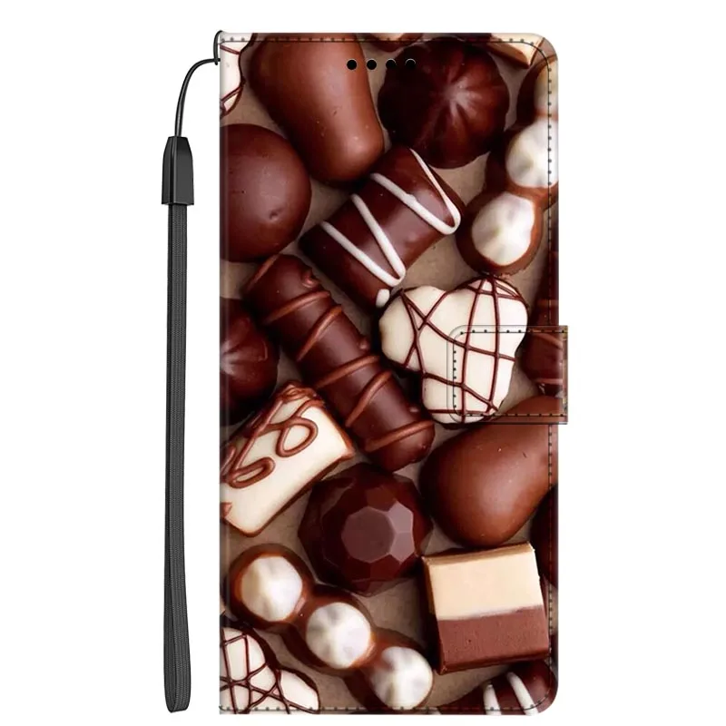 Leather Flip Wallet Phone Case with Magnetic Closure - Elegant Design for Samsung Galaxyシリーズ