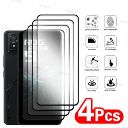 Premium Tempered Glass Screen Protector - Full Coverage & Glue Attachment - Asus ROG Phone 9 FE (4PCS Tempered Glass)