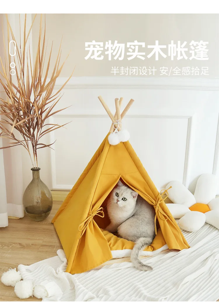 

Cat Kennels Kennels Japanese Pet Tent Solid Color Cats and Dogs Small Dogs Universal