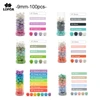 LOFCA 9mm Loose Beads 100pcs/lot Silicone Teether Round Baby Food Grade Teething Beads DIY Chewable Colorful Teething For Infant 1