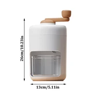 Machine à raser la glace manuelle pour la maison, bricolage, fabricant de cônes de neige fondante, manivelle Portable, lame en acier inoxydable, cuisine 5