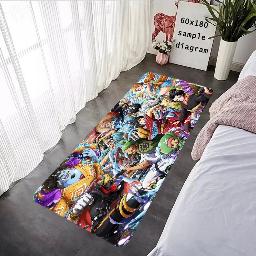 One P-Piece Cartoon Floor Mat Graphic Printed Flannel Doormats for Bathroom Kitchen Entrance Carpet Home Decor 6