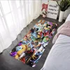 One P-Piece Cartoon Floor Mat Graphic Printed Flannel Doormats for Bathroom Kitchen Entrance Carpet Home Decor 6