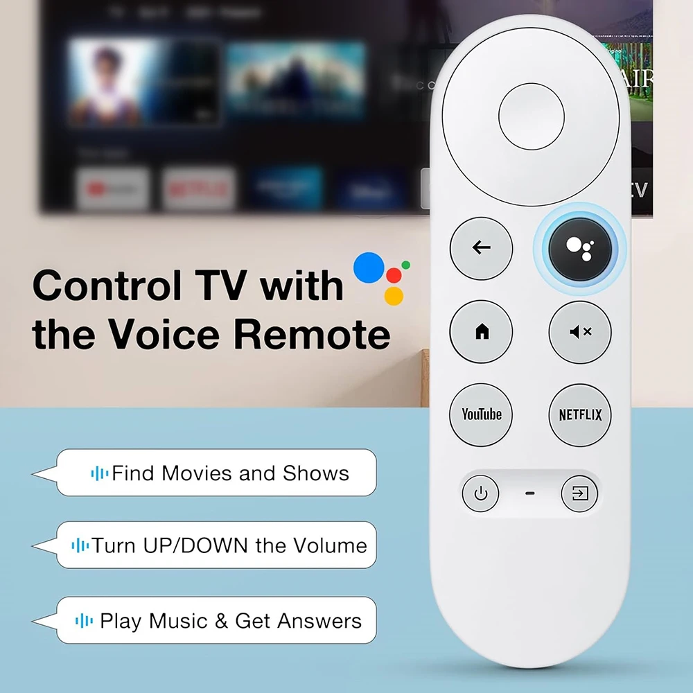For G9N9N Bluetooth Voice Remote Control Compatible For Google Suitable Voice Set-Top Box Replacement Smart TV Voice IR Remote