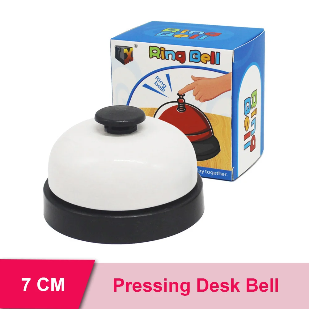 7CMHandPressingDeskBellServiceBellAnswerBellKidsToysfor