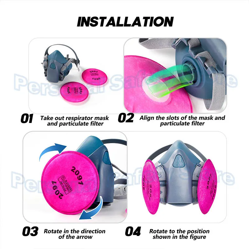 Painting Spray Filter Lots of 2097/2091 For 3m 6200 7502 Series Gas Mask