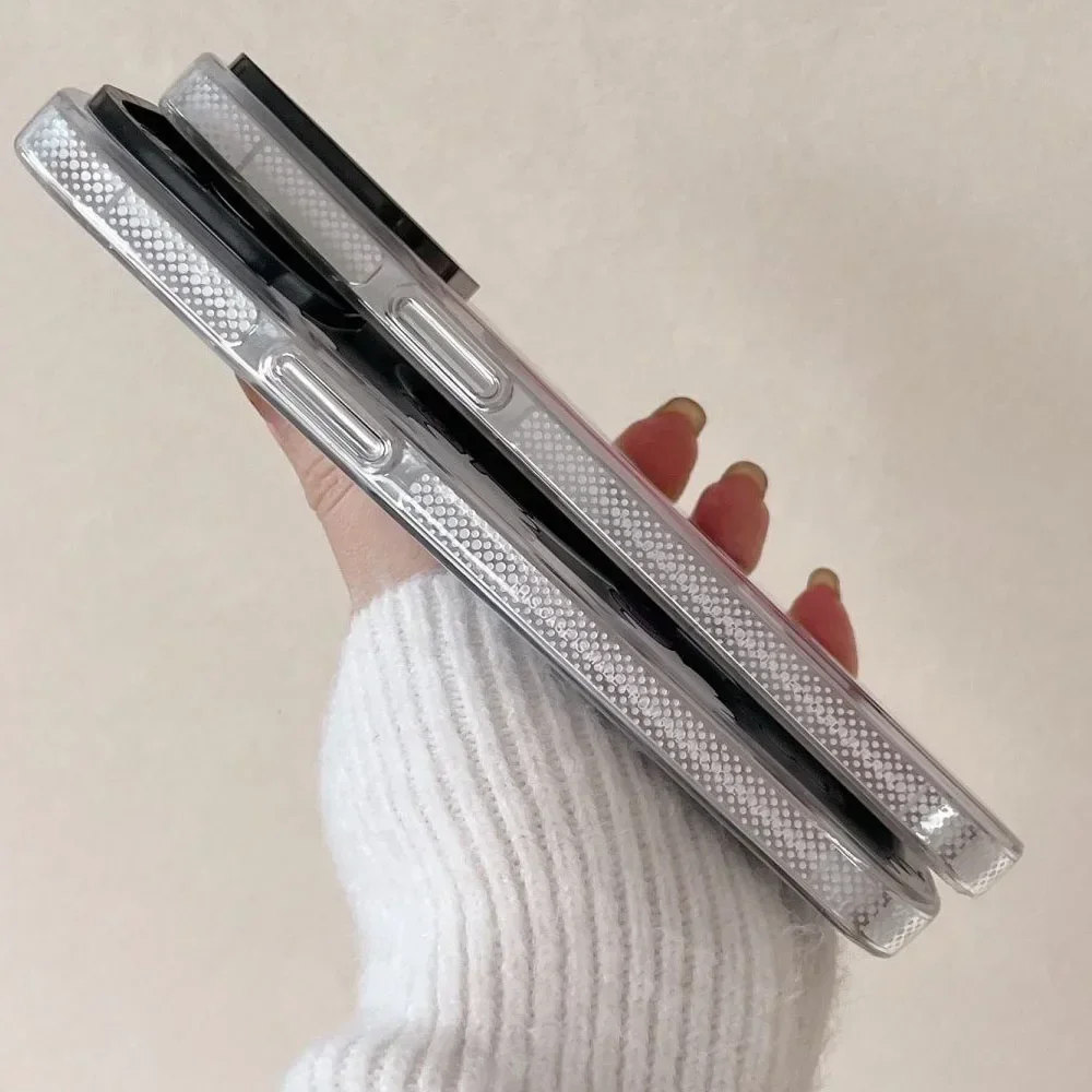 Transparent Border Better Things Are Coming Pattern iPhone 13 14 15 Pro Max Protective Case with MagSafe