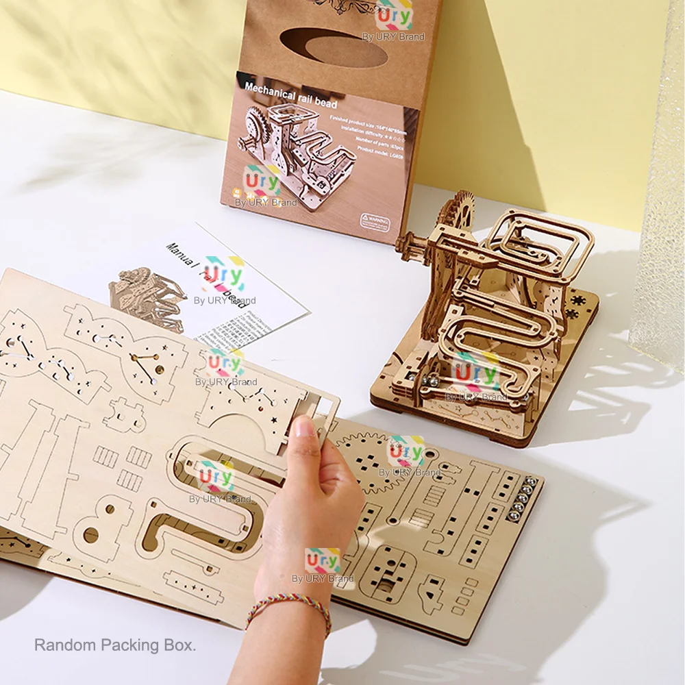 3D Wooden Marble Run Puzzle – Catapult Track 5