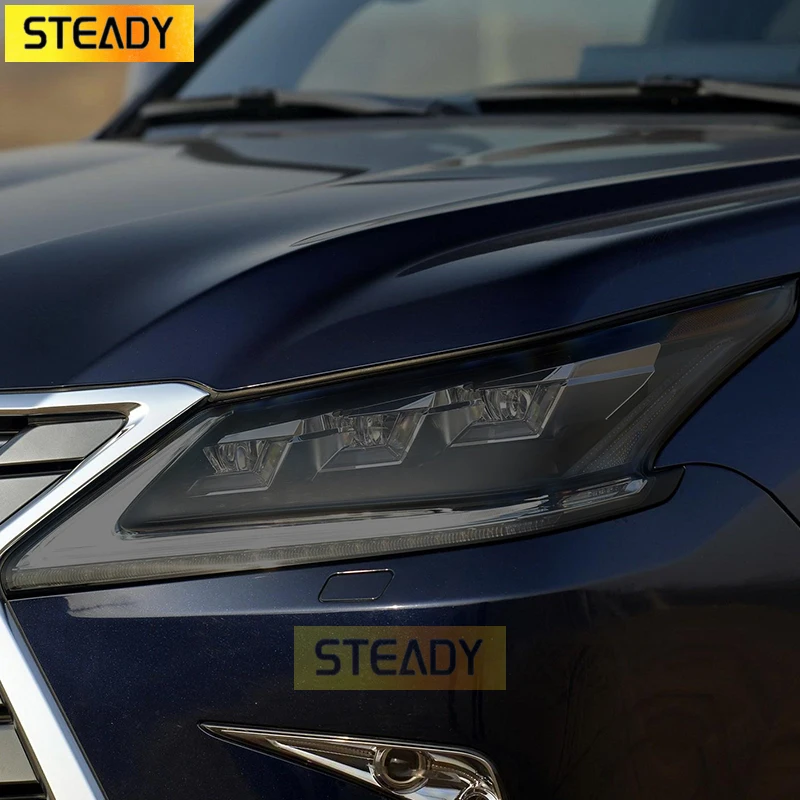 

Car Headlight Protective Film Front Light Smoked Black TPU Sticker For Lexus ES NX CT GS IS LC LS RX LX570 RC UX GX Accessories