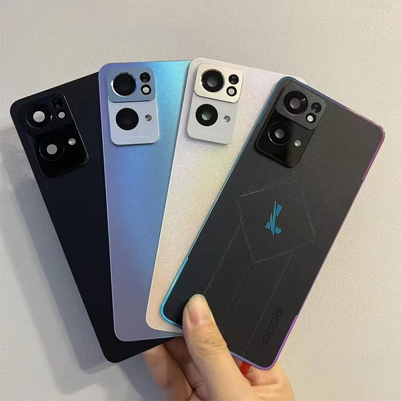 Oppo Reno7 Pro 5G 배터리 커버 도어 백 하우징 용 오리지널 백 글래스 PFDM00 CPH2293 후면 케이스, 카메라 렌즈 교체 포함