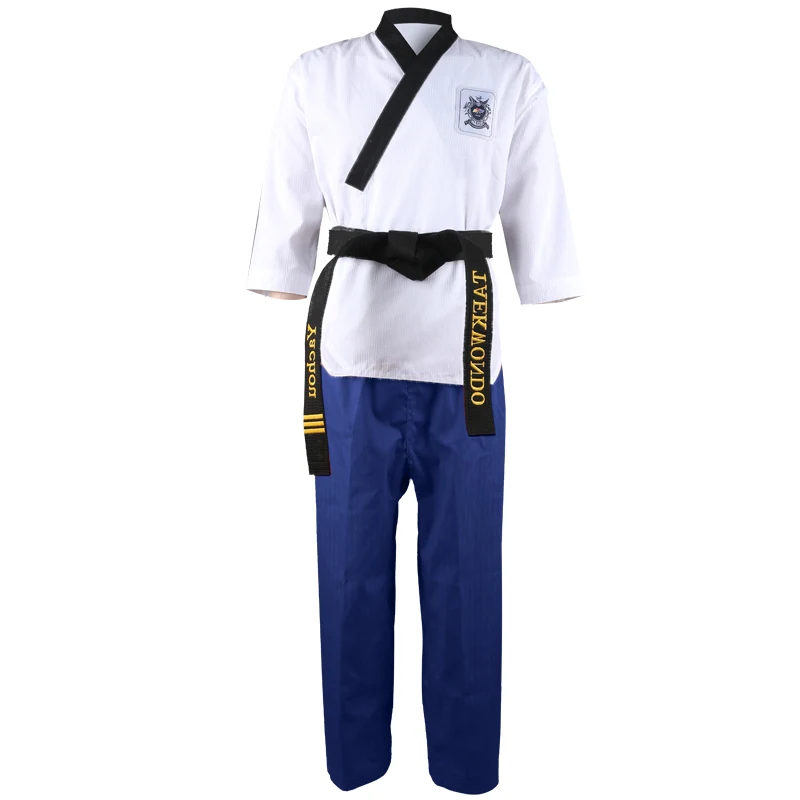 World Training Taekwondo Poomsae Dan Practice doboks Junior Male&Female Senior Unisex Master Dan Taekwondo uniforms Clothes Suit