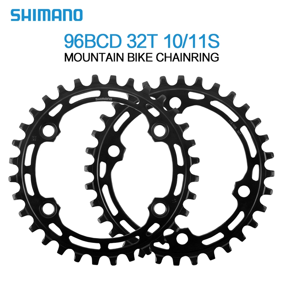 Shimano 96BCD 32T Chainring Mountain Bike Sprocket 10S 11S MTB Crown Narrow Wide Bicycle 11V Star Single Round Chainring