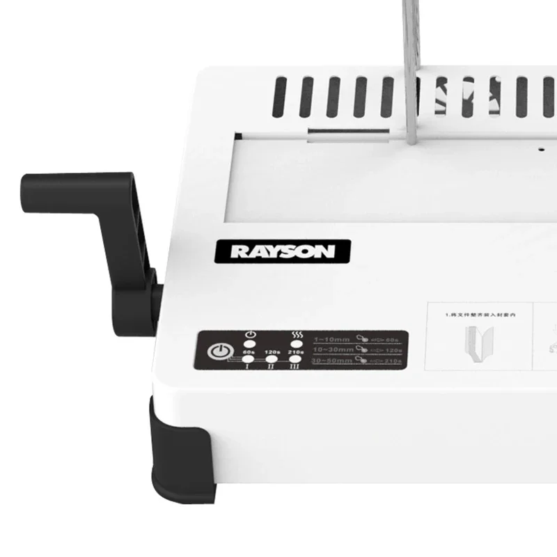 A4 RD-50XH 핫멜트 열 제본기 데스크탑 접착 제본기 계약서 서류 책 봉투 핫멜트 바인딩 M 업그레이드