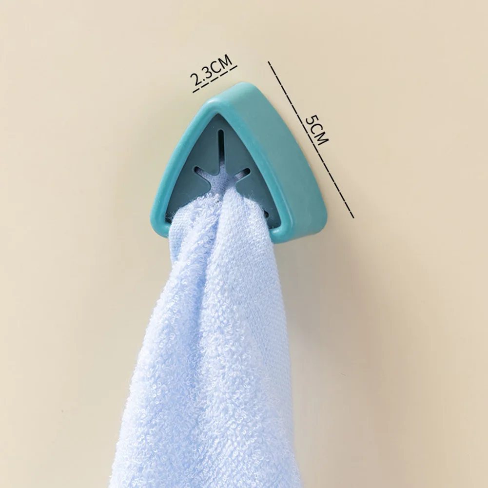 

1 Pc Towel Holder Storage Rack Hanger Hook Adhesive 5*2.3cm Punch-free Kitchen Bathroom Hardware Home Decoration Accessories