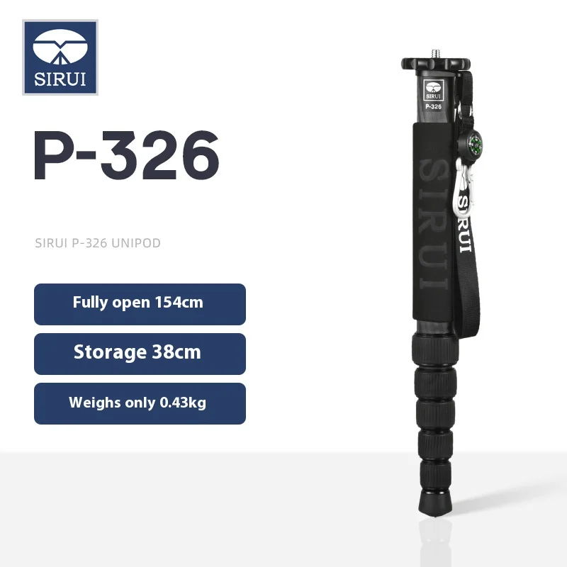 Sirui P-326 Monopod 6 Section Carbon Fiber