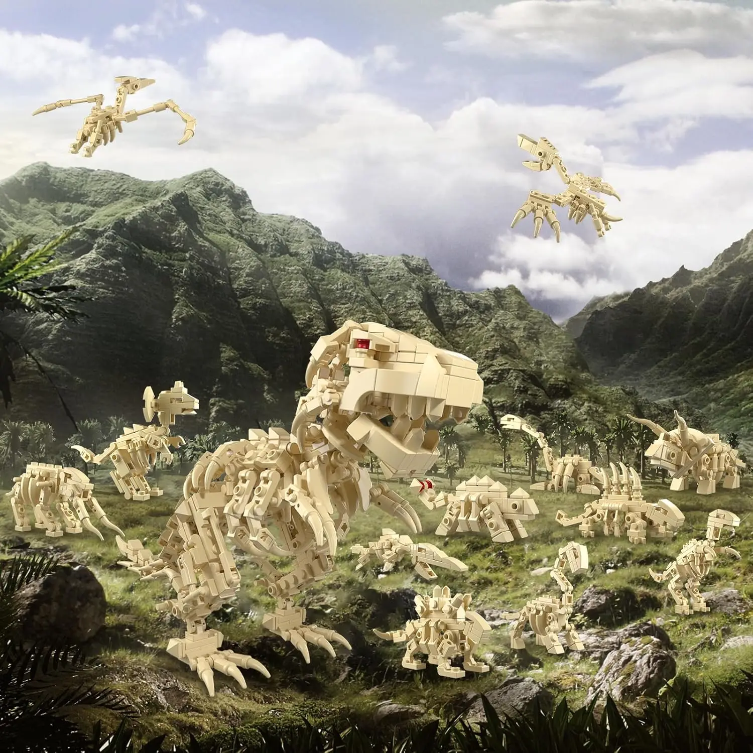 Dinosaur Skeleton Building Set 3