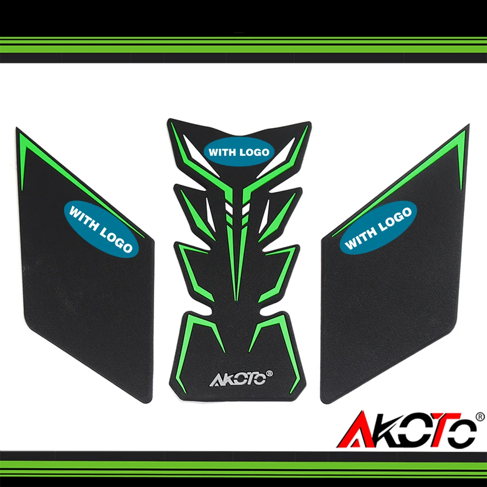 滑り止めのオートバイタンク,ステッカー,保護ステッカー,カワサキ