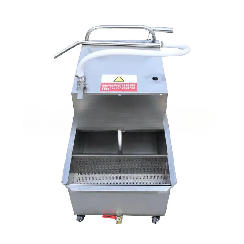 

110 В, 220 В, коммерческая фритюрница для цыплят, портативная фильтровальная машина для глубокой жарки