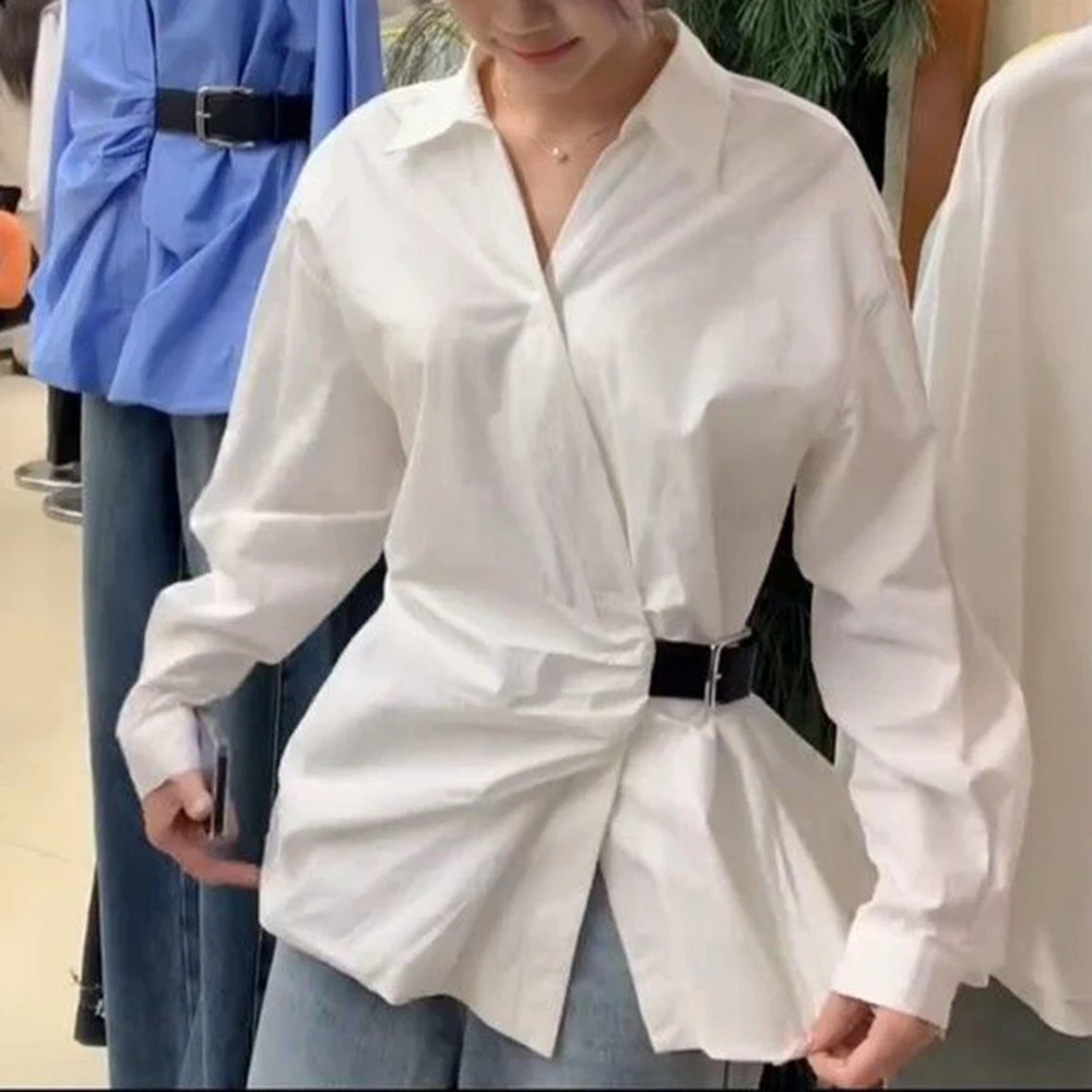 النسخة الكورية من تصميم الشعور بولو طوق حزام الخصر...