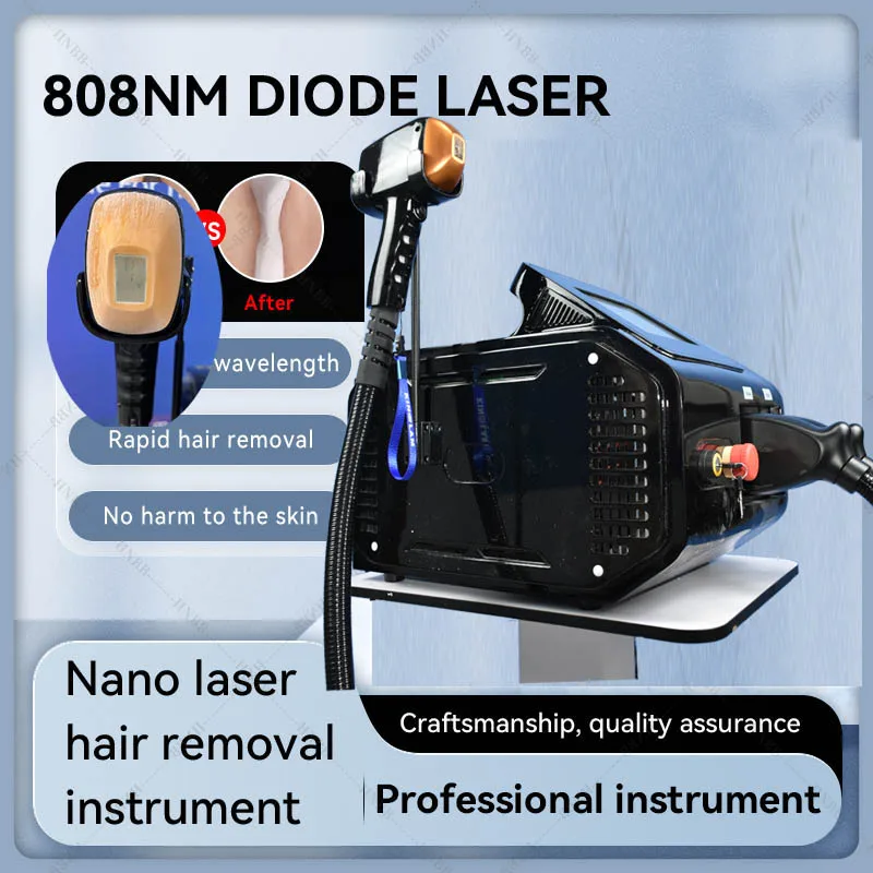 Stationary 2 in 1 Pico 808nm Diode Laser 755nm Picosecond Laser Tattoo Removal Diode Laser 808 Ice Painless Hair Removal