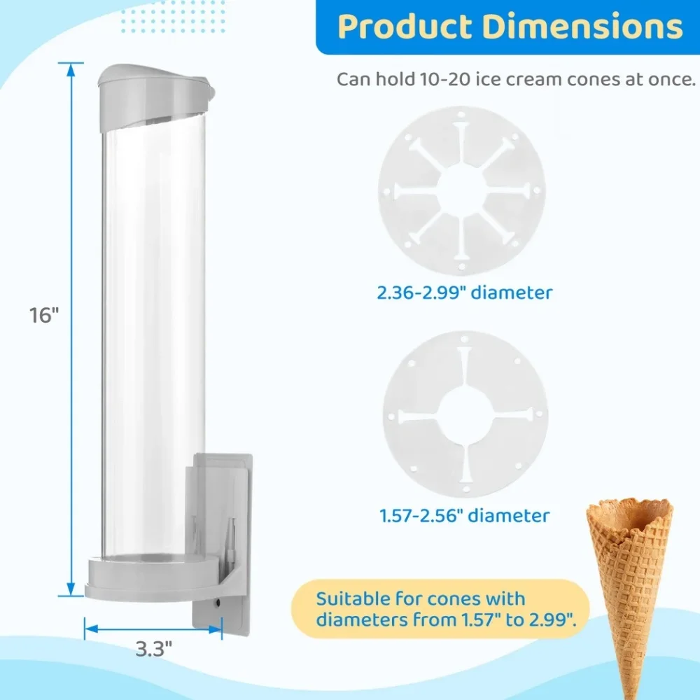 Gift Ice cream maker cone holder Cone stand Egg carrier Automatic cup drop Ice cream machine Crispy cone holder General purpose
