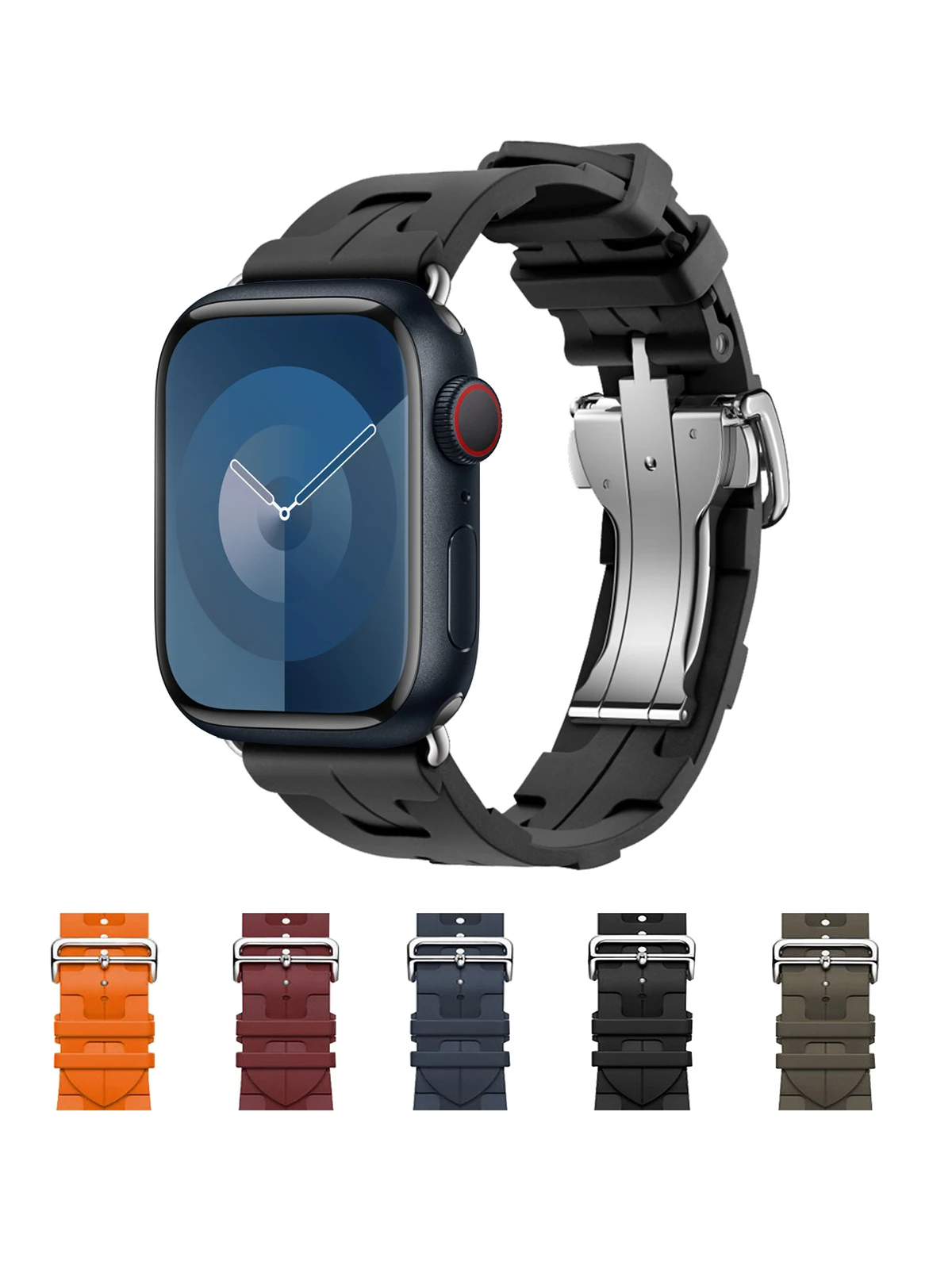 

Ремешок силиконовый для Apple Watch Band 44 мм 40 мм 45 мм 49 мм 41 мм 38 42