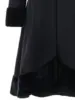 Women Victorian Coat Gothic Jacket Black Steampunk Corset Lady Outwear 4