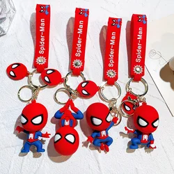 Marvel Avengers Design Model Keychain Neck Strap for Key ID Card Cartoon Lanyards Pendant Doll Gifts Cartoon Spiderman Hobby Toy