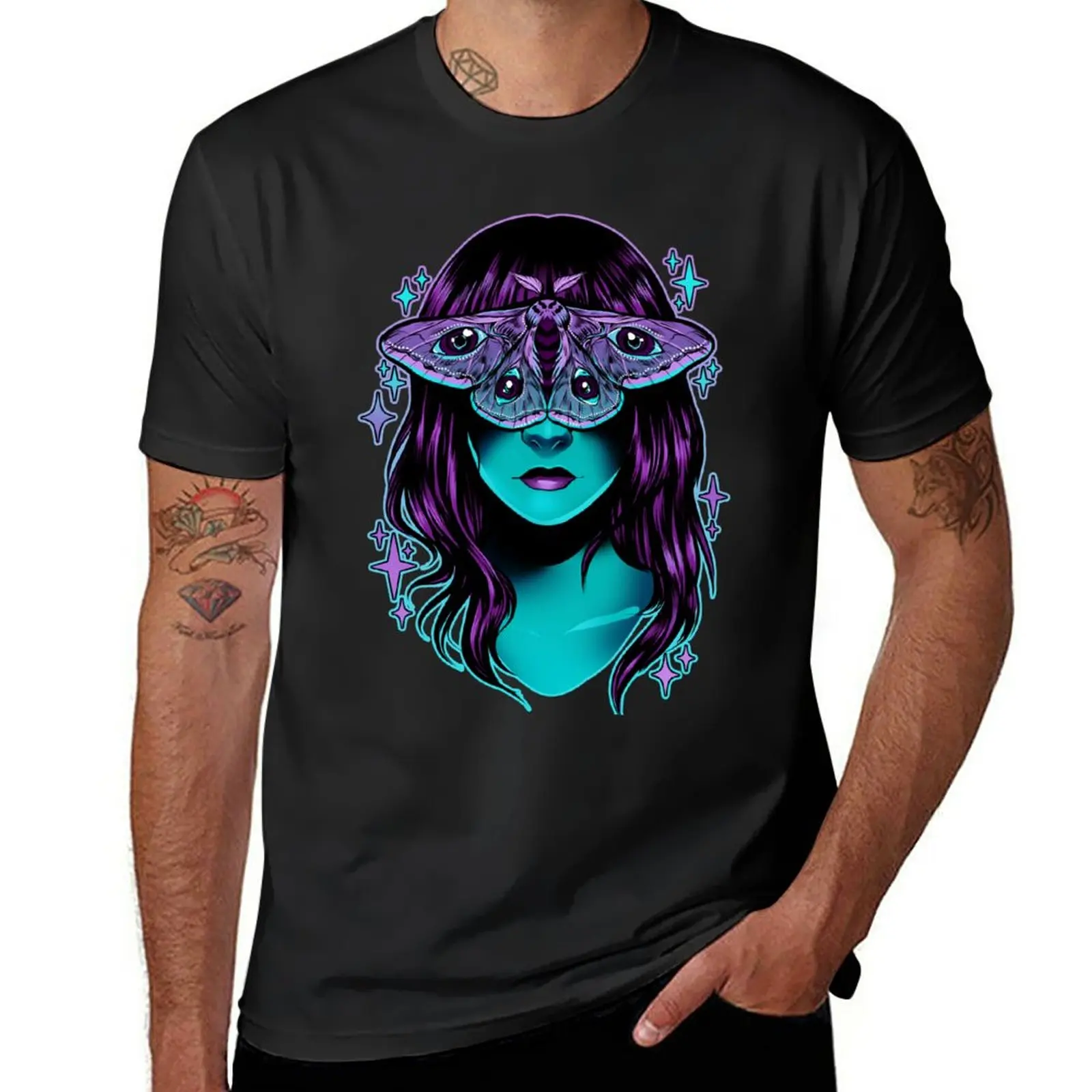 

New Moth Eyes T-Shirt summer top anime clothes animal print shirt for boys oversized t shirt big and tall t shirts for men