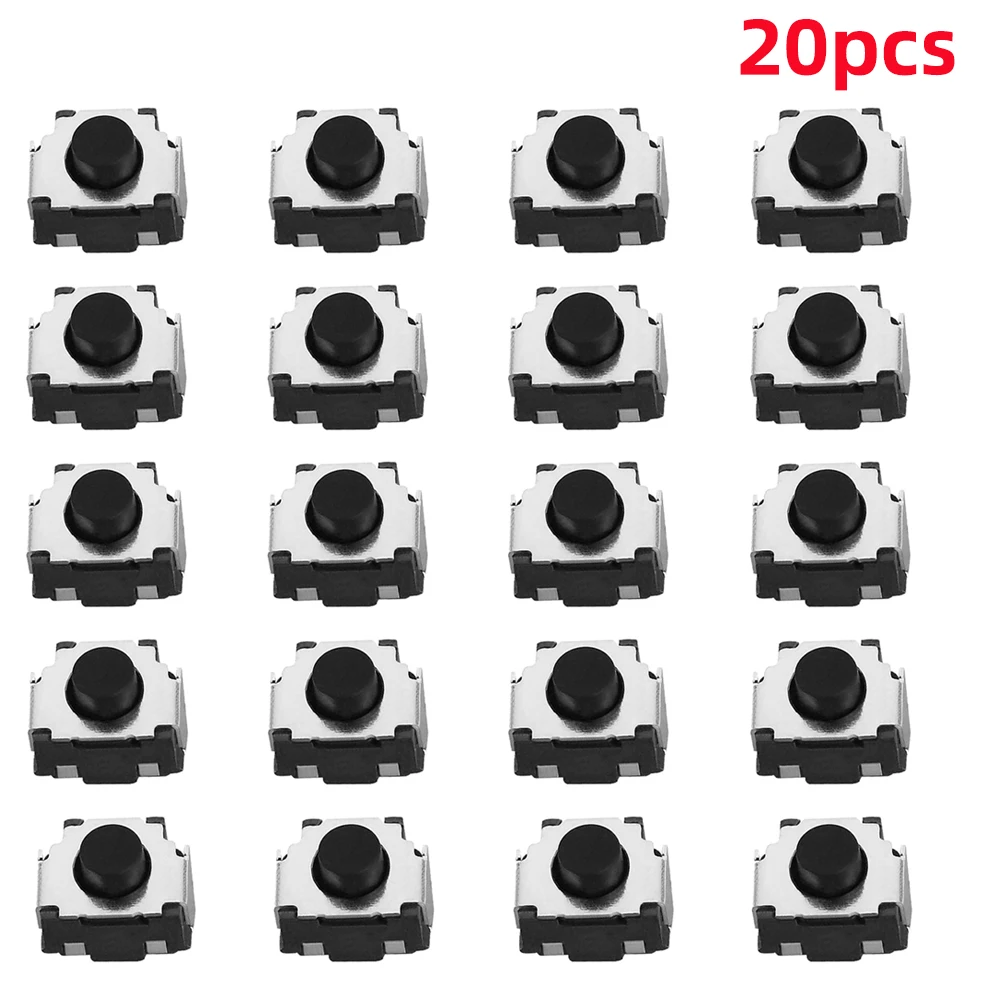 Bulk Pack of Micro Switch Buttons for Joy-Con Tactile Bumper Replacement