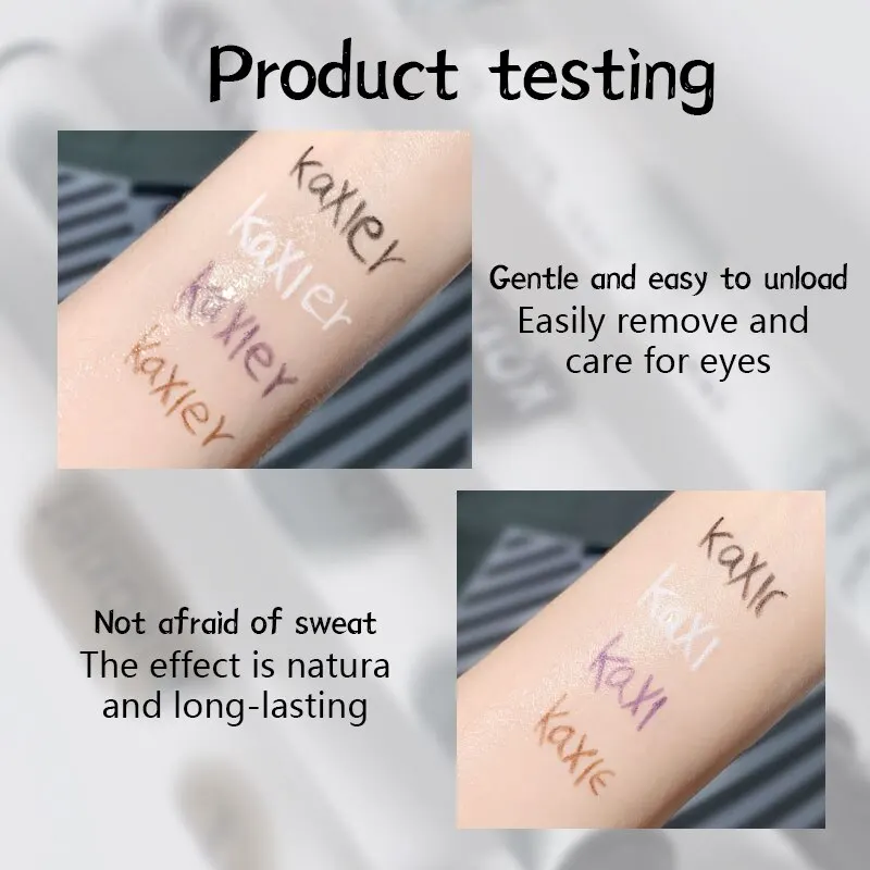 Liquid Eyeliner Eye Liner Gel Long-lasting Waterproof Sweat Resistant and Non-smudging Color Developing Student Novice Liquid Eyeliner Makeup