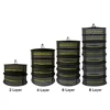 Folding Dry Rack 2-8 Layers Drying Net Flower Bud Plant Fish Herb Vegetable Dryer Bag Mesh Hanging Basket Anti Mosquito Cover 1